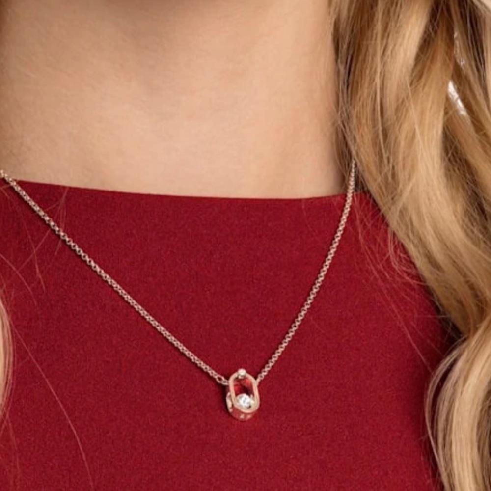 Swarovski 💥BNIB💥 “Sparkling Dance" Necklace in Rose Gold ~ SOLD OUT EVERYWHERE - Picture 3 of 8